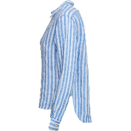 Camicia In Lino A Righe