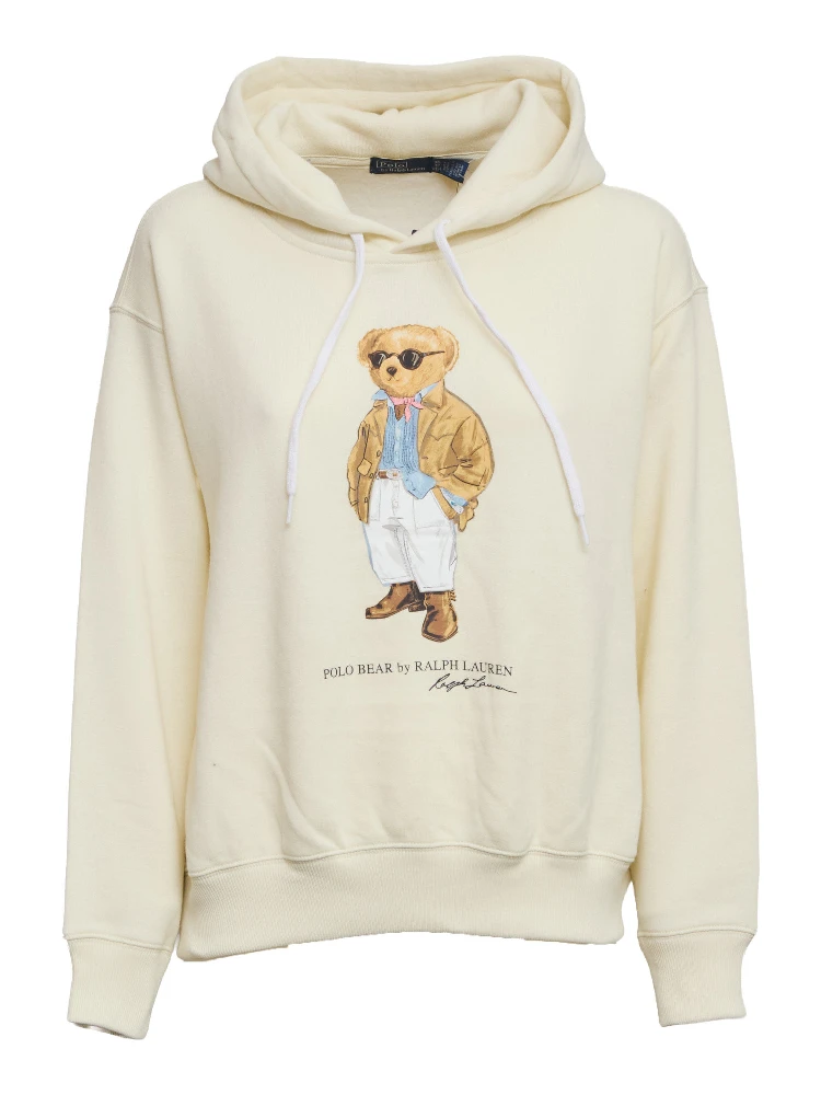 Felpa Polo Bear Con Cappuccio