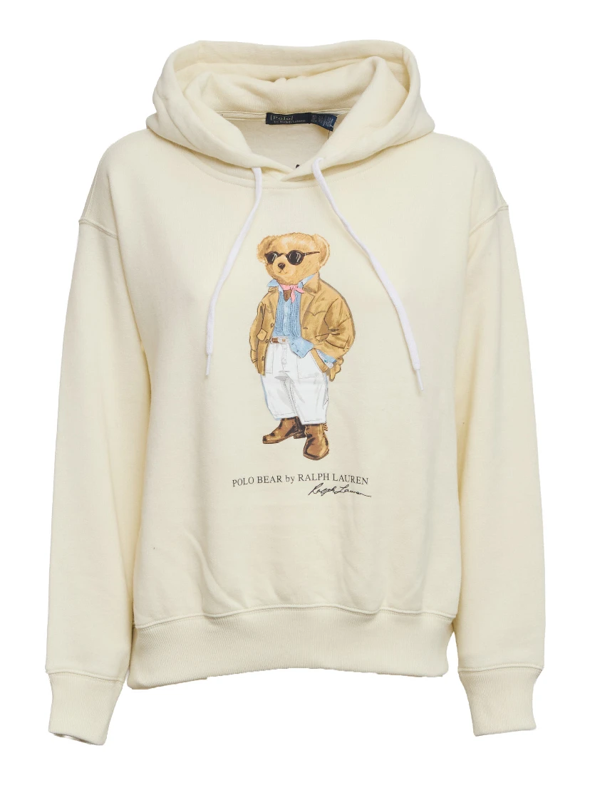 Felpa Polo Bear Con Cappuccio