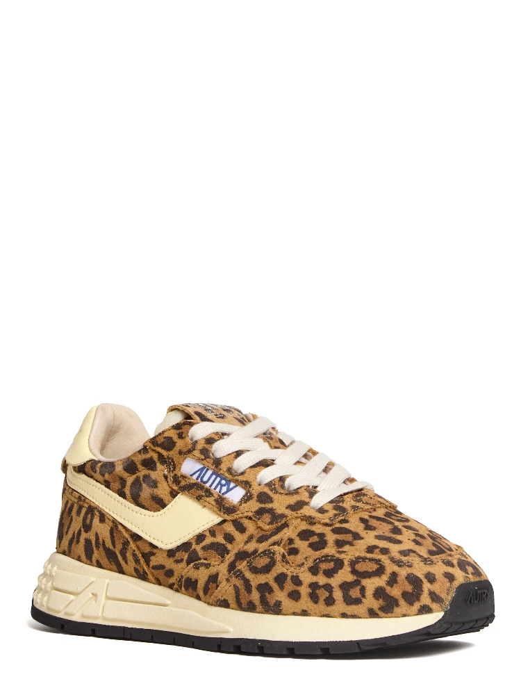 Sneakers Reelwind Low In Pelle, Suede Leopard alternative
