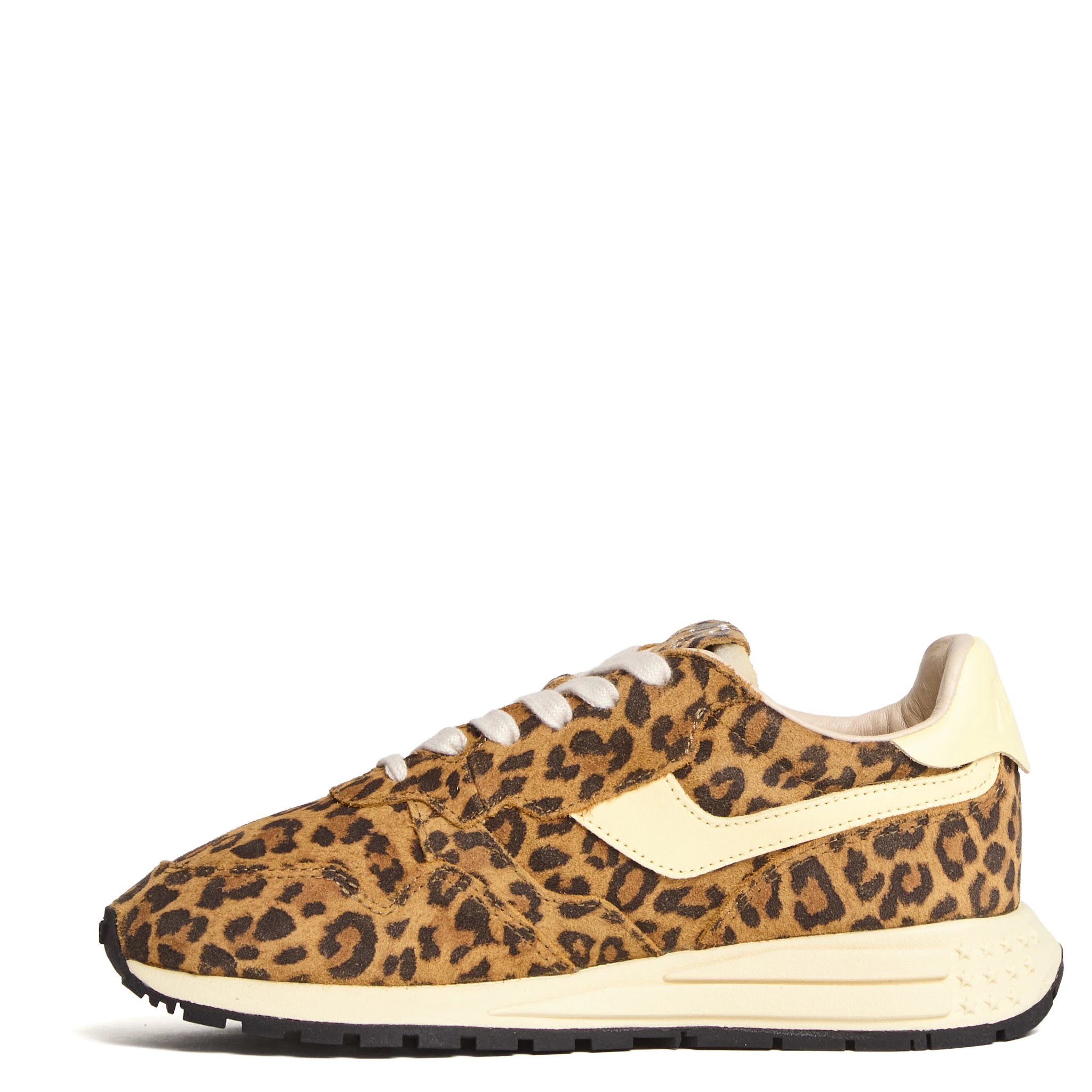 Sneakers Reelwind Low In Pelle, Suede Leopard