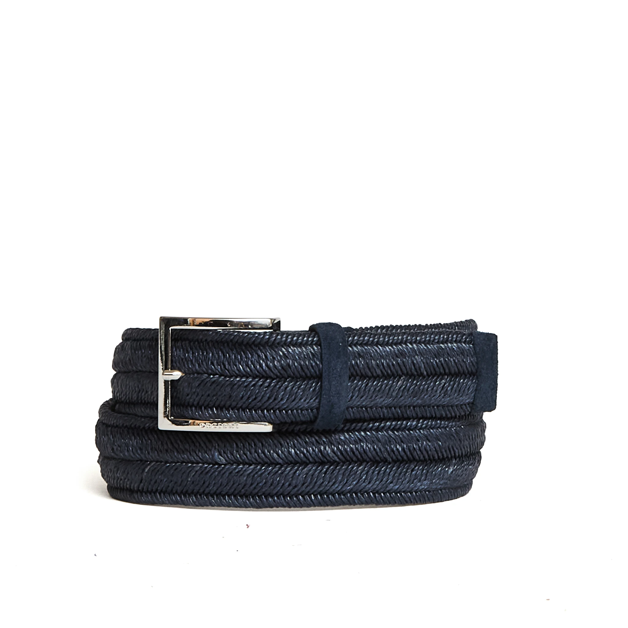 Cintura Elasticizzata Rope Elast In Lino