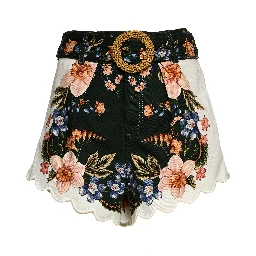 Berry Garden Twill Shorts