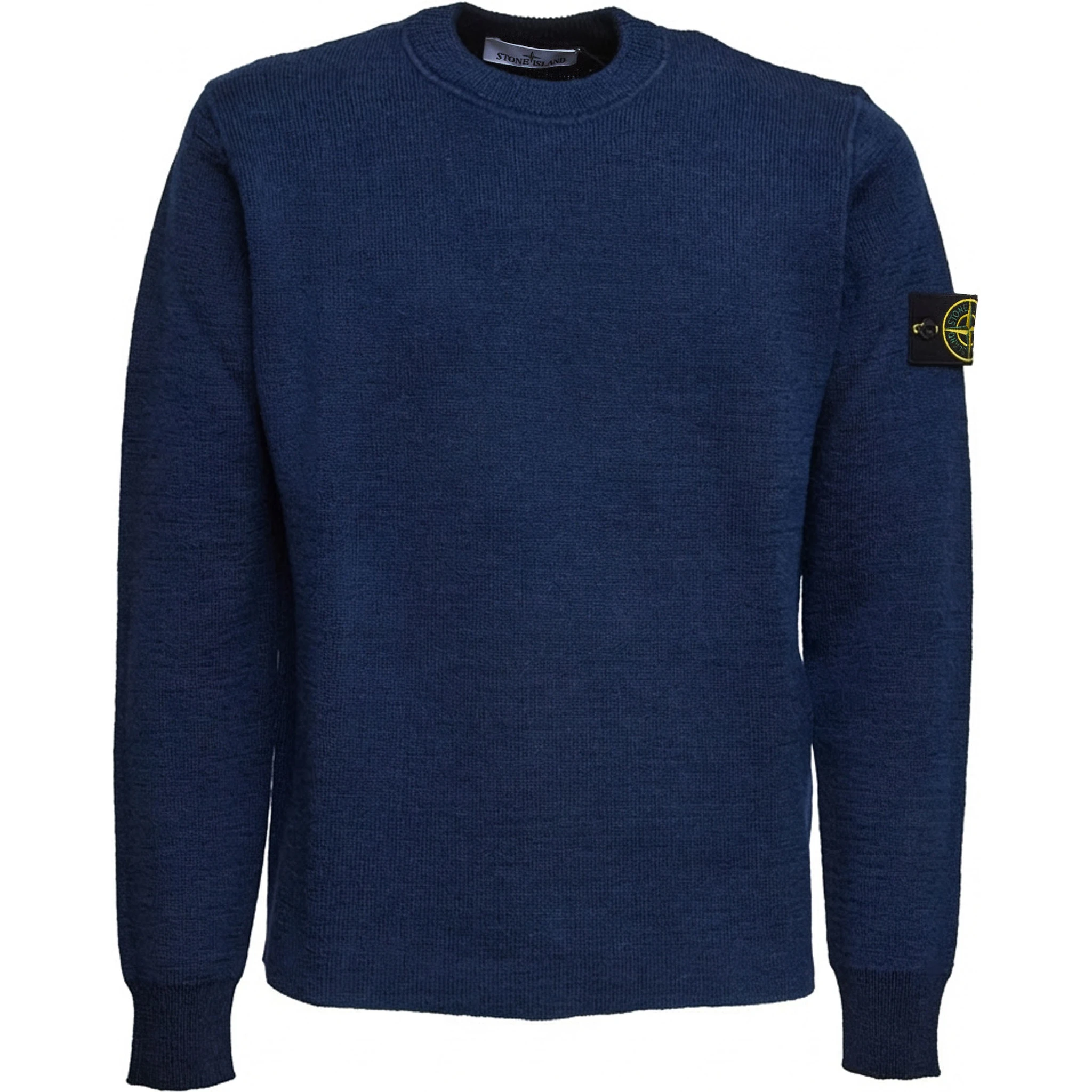 Maglia Girocollo Rubberised RWS Wool + Organic Cotton Double