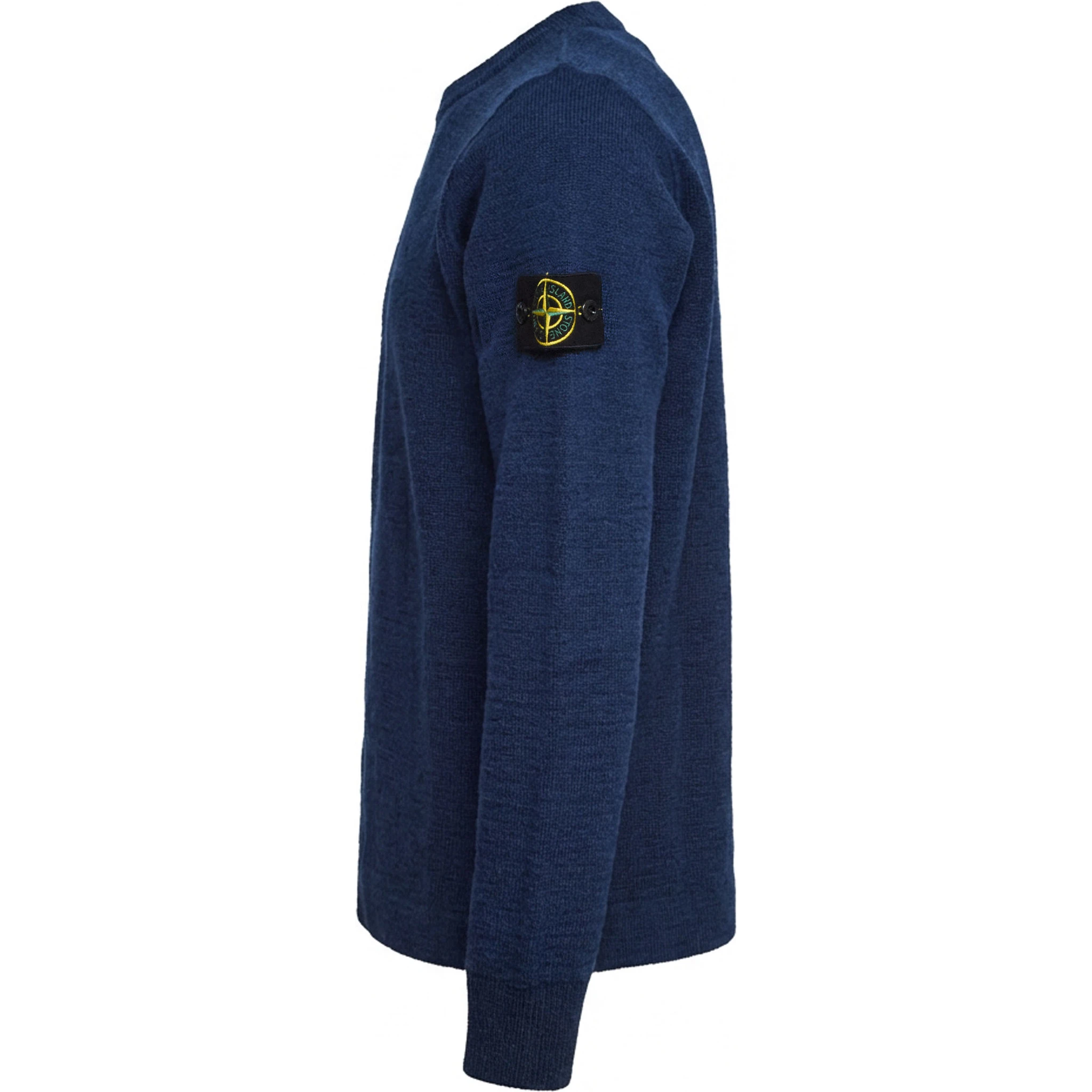 Maglia Girocollo Rubberised RWS Wool + Organic Cotton Double