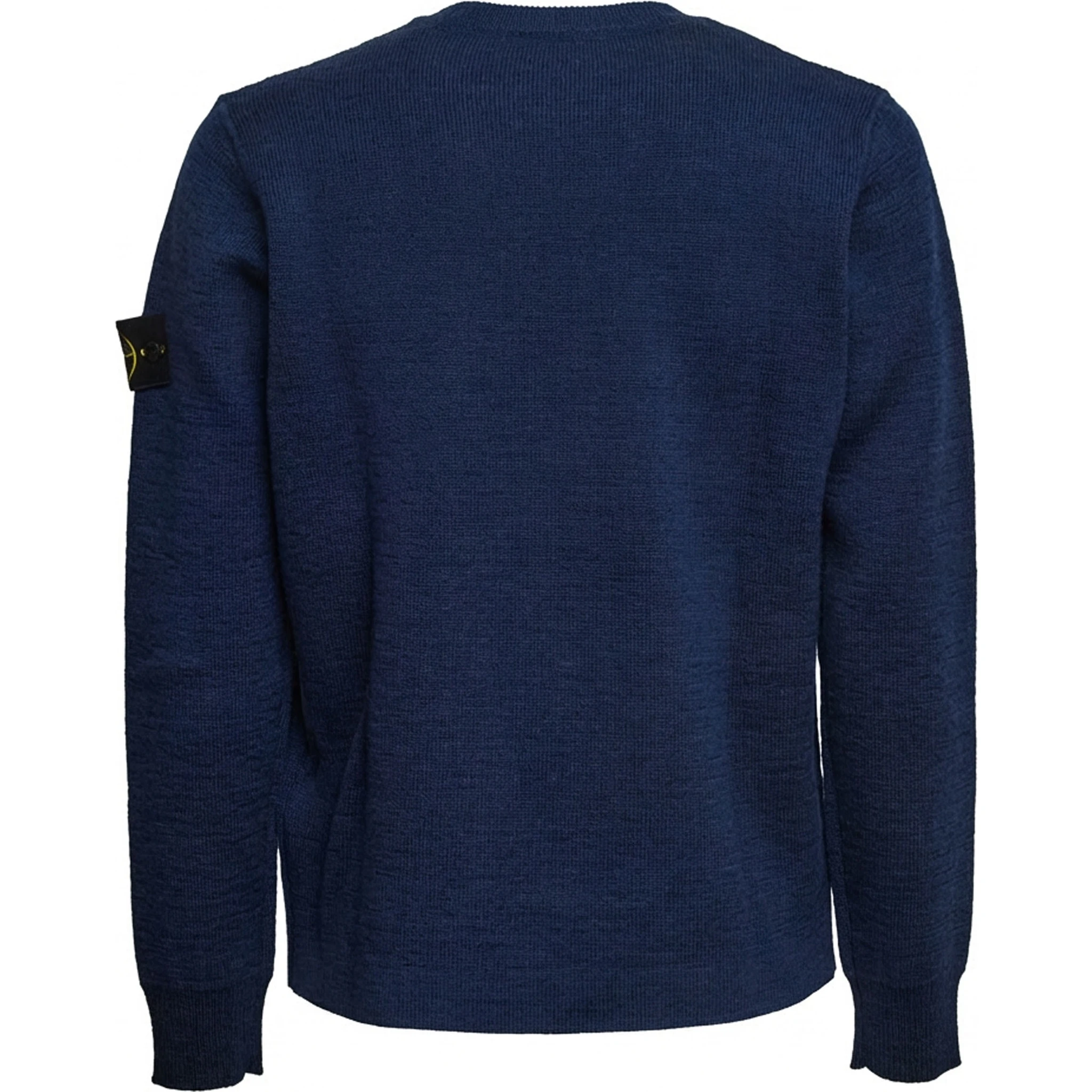 Maglia Girocollo Rubberised RWS Wool + Organic Cotton Double