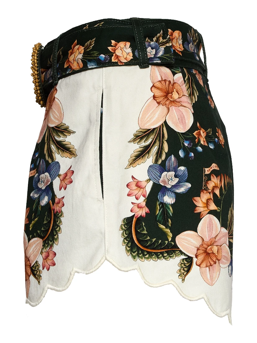 Berry Garden Twill Shorts