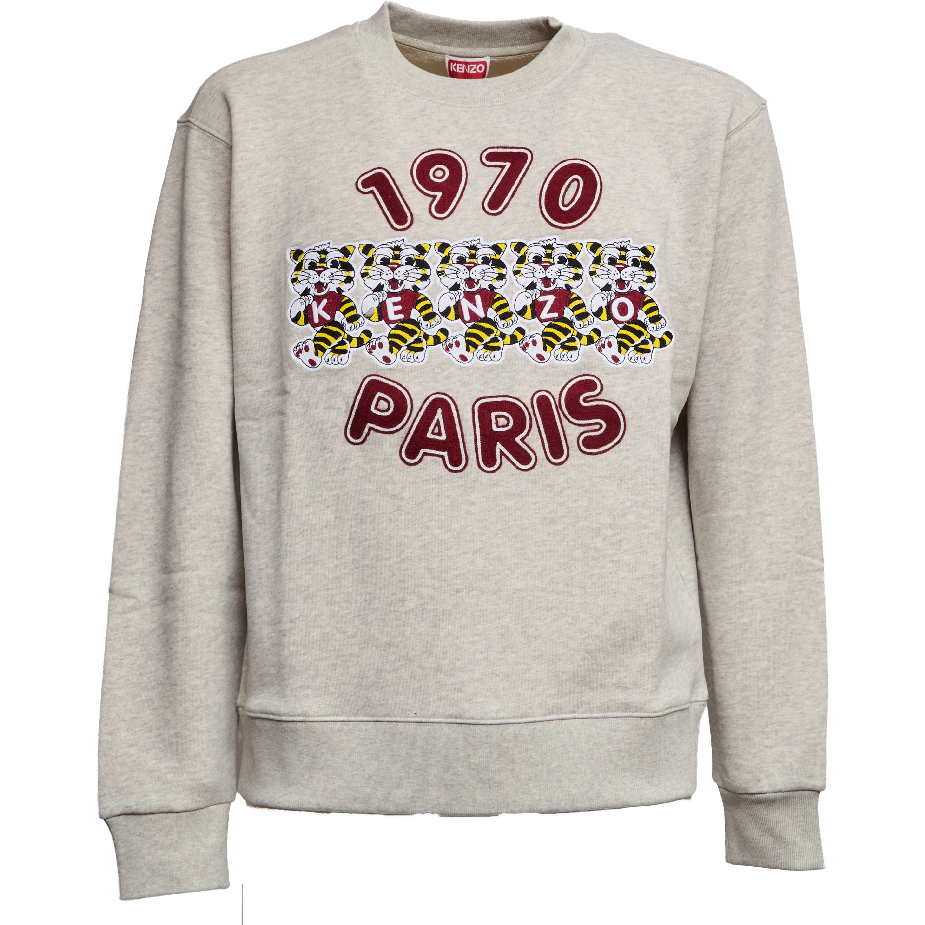 Kenzo Wild Tiger Embroidered Classic Sweatshirt