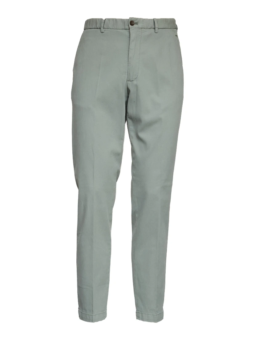 Pantaloni In Oxford Di Cotone