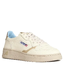 Sneakers Medalist Low In Pelle, Suede Elephant