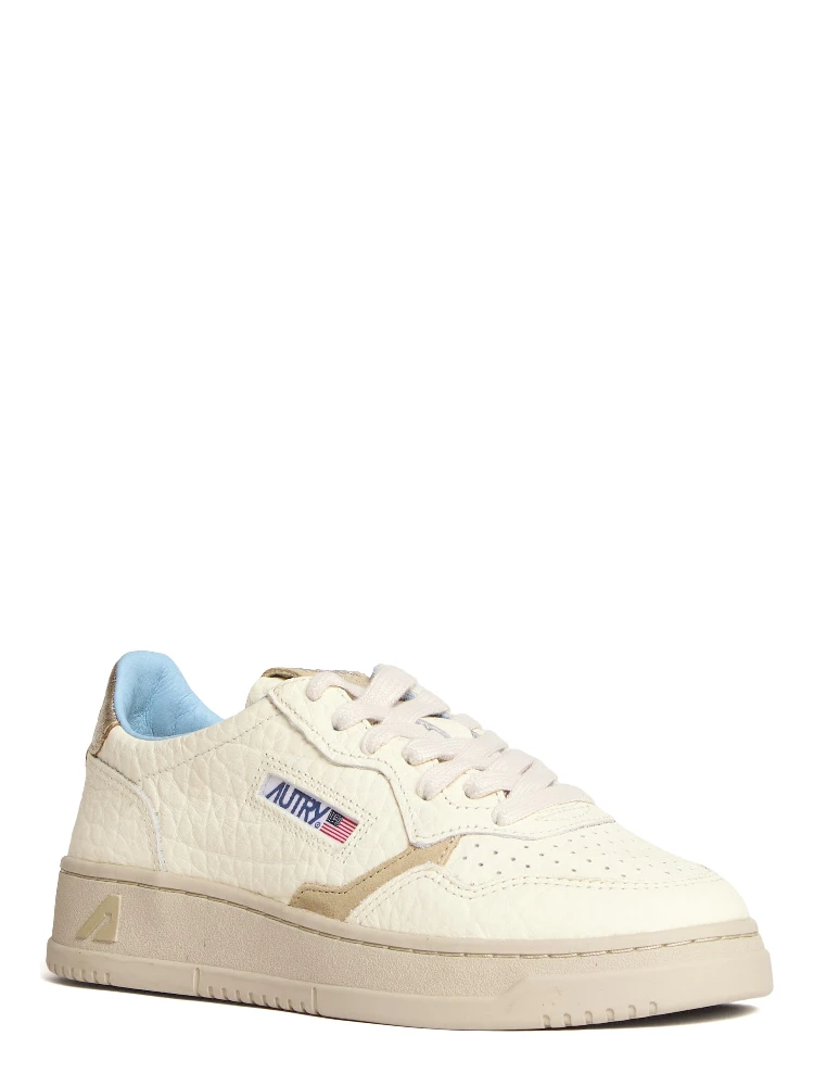 Sneakers Medalist Low In Pelle, Suede Elephant alternative