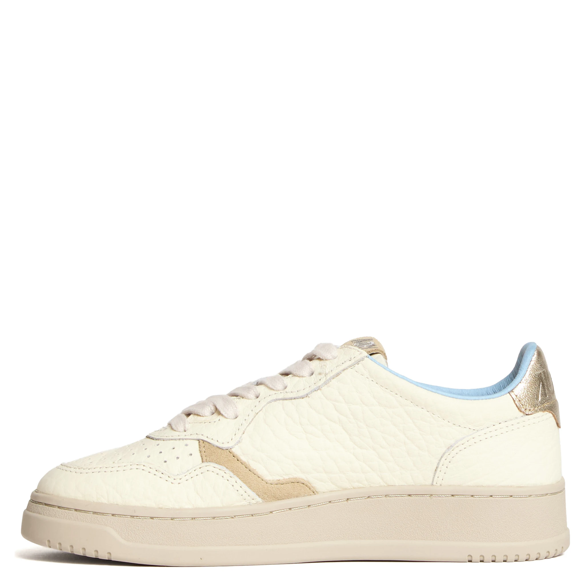 Sneakers Medalist Low In Pelle, Suede Elephant