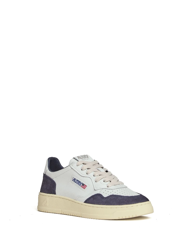 Sneakers Medalist Low In Pelle Soft Bianca, Suede Beige alternative