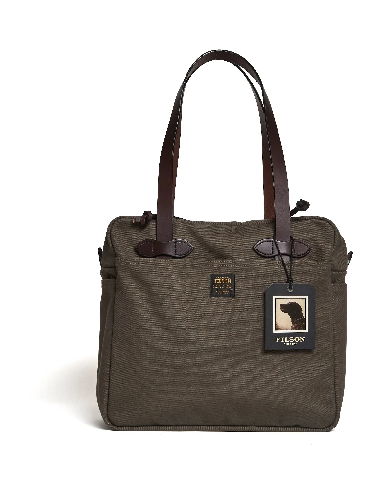 Tote Bag With Zipper Luggage Twill