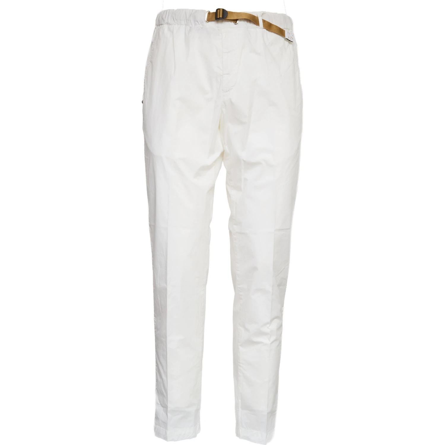 Pantaloni Lunghi In Tela Panaché Con Coulisse