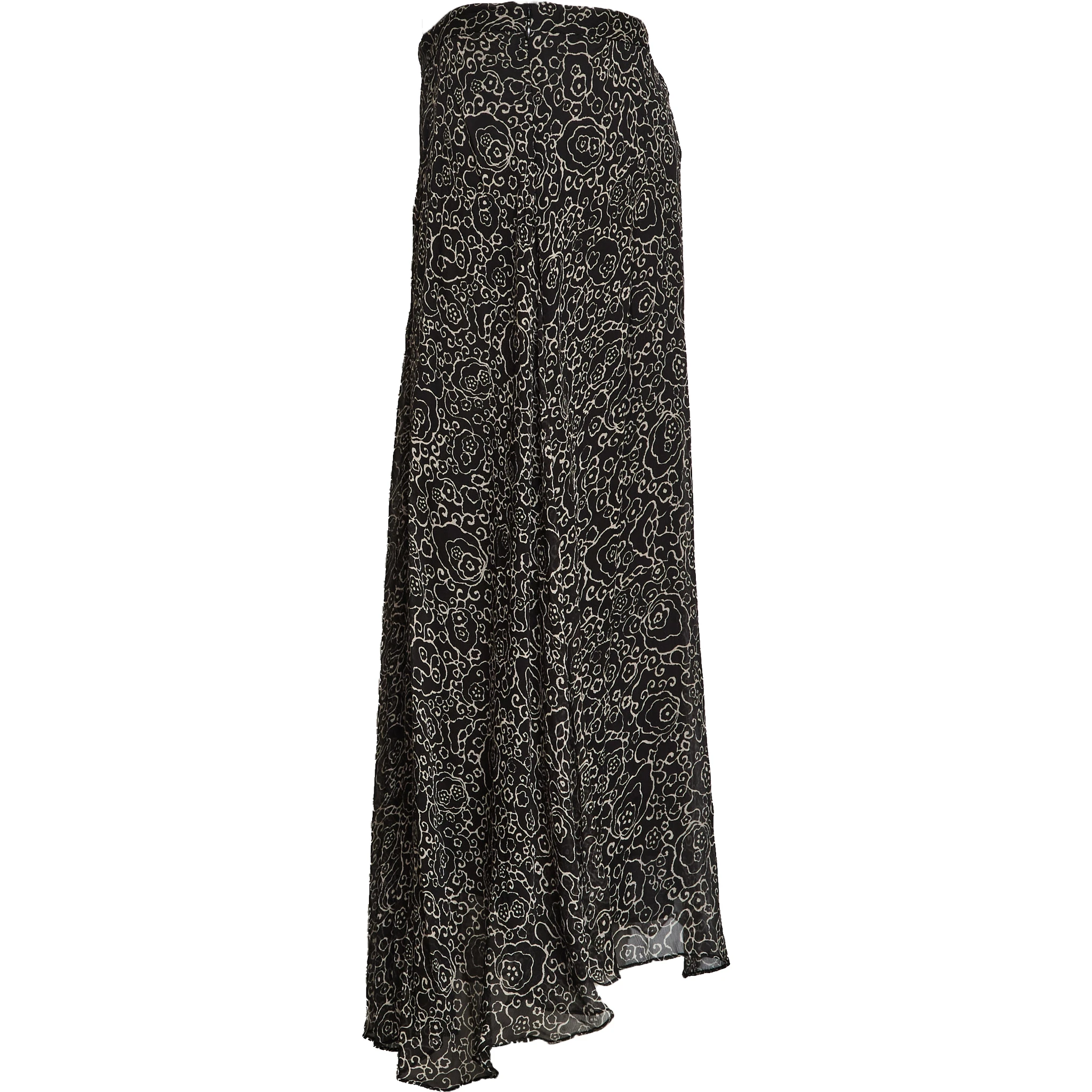Lycia Crinkled Chiffon Skirt