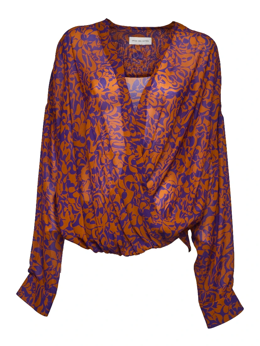 Camiel Dotted Squiggle Print Shirt