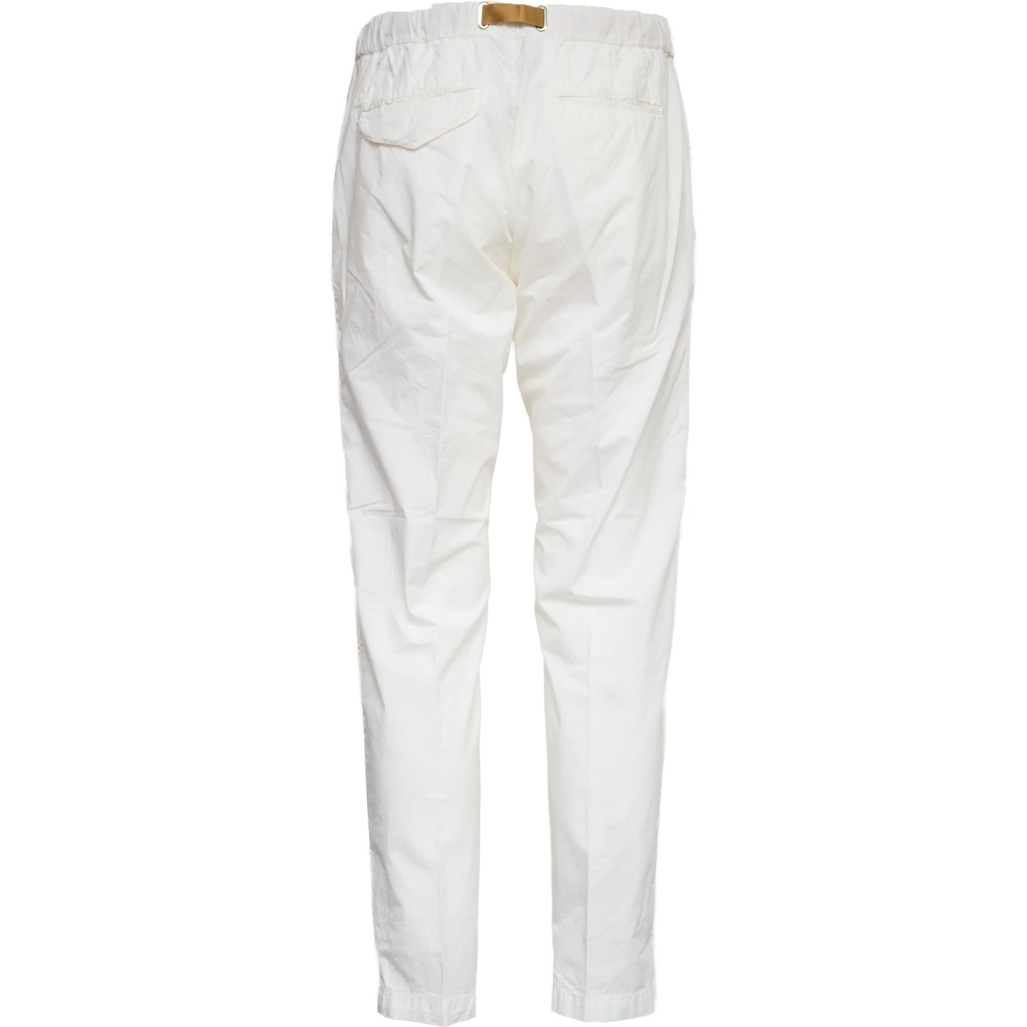 Pantaloni Lunghi In Tela Panaché Con Coulisse