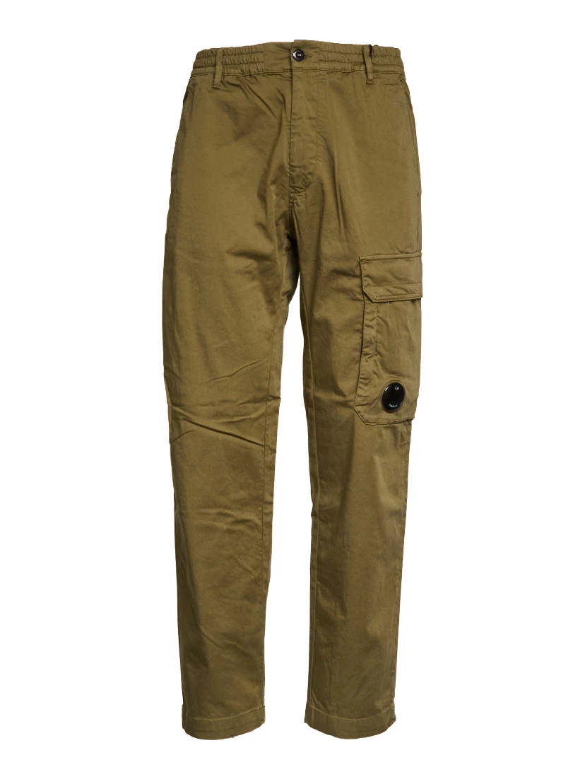Stretch Sateen Regular Cargo Pants