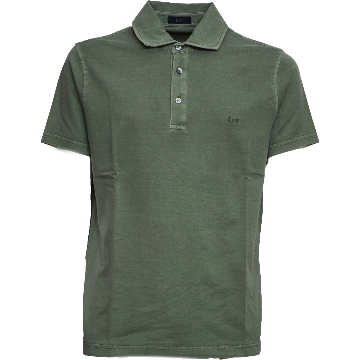 Polo In Jersey Garment Dyed
