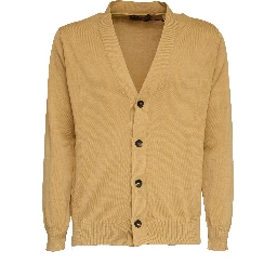Cardigan In Crêpe Di Cotone