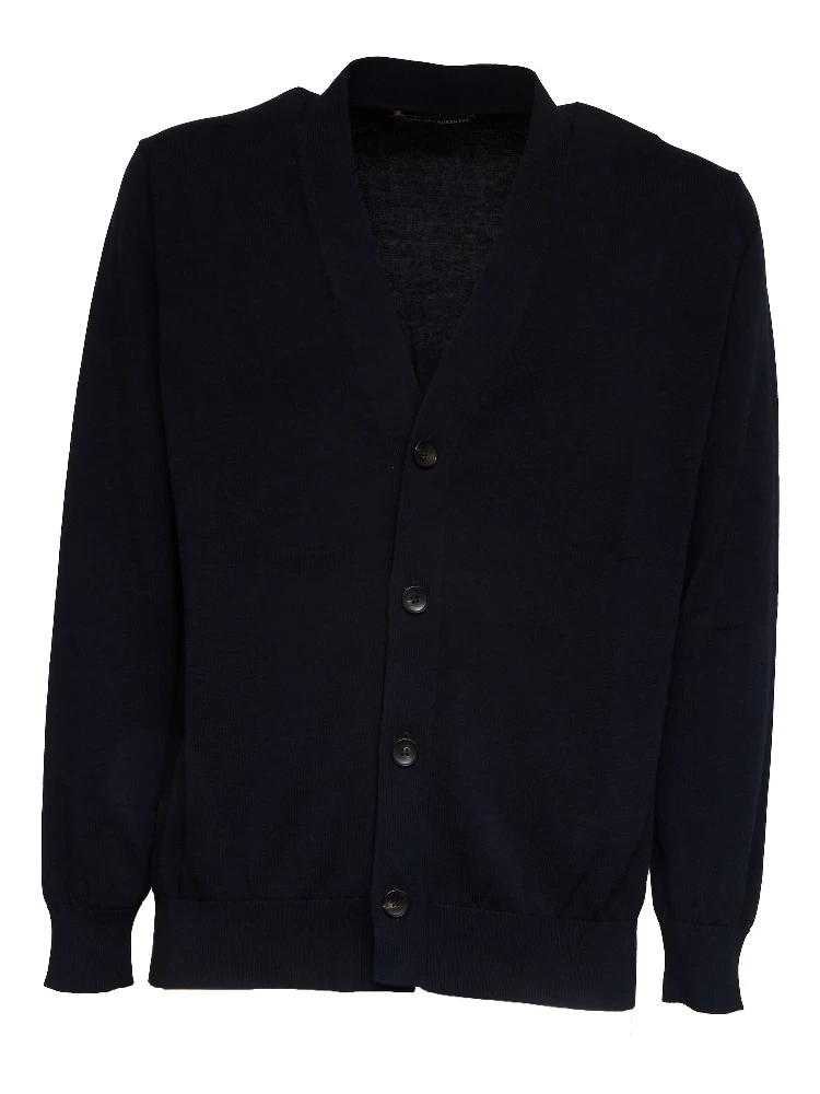 Cardigan In Crêpe Di Cotone