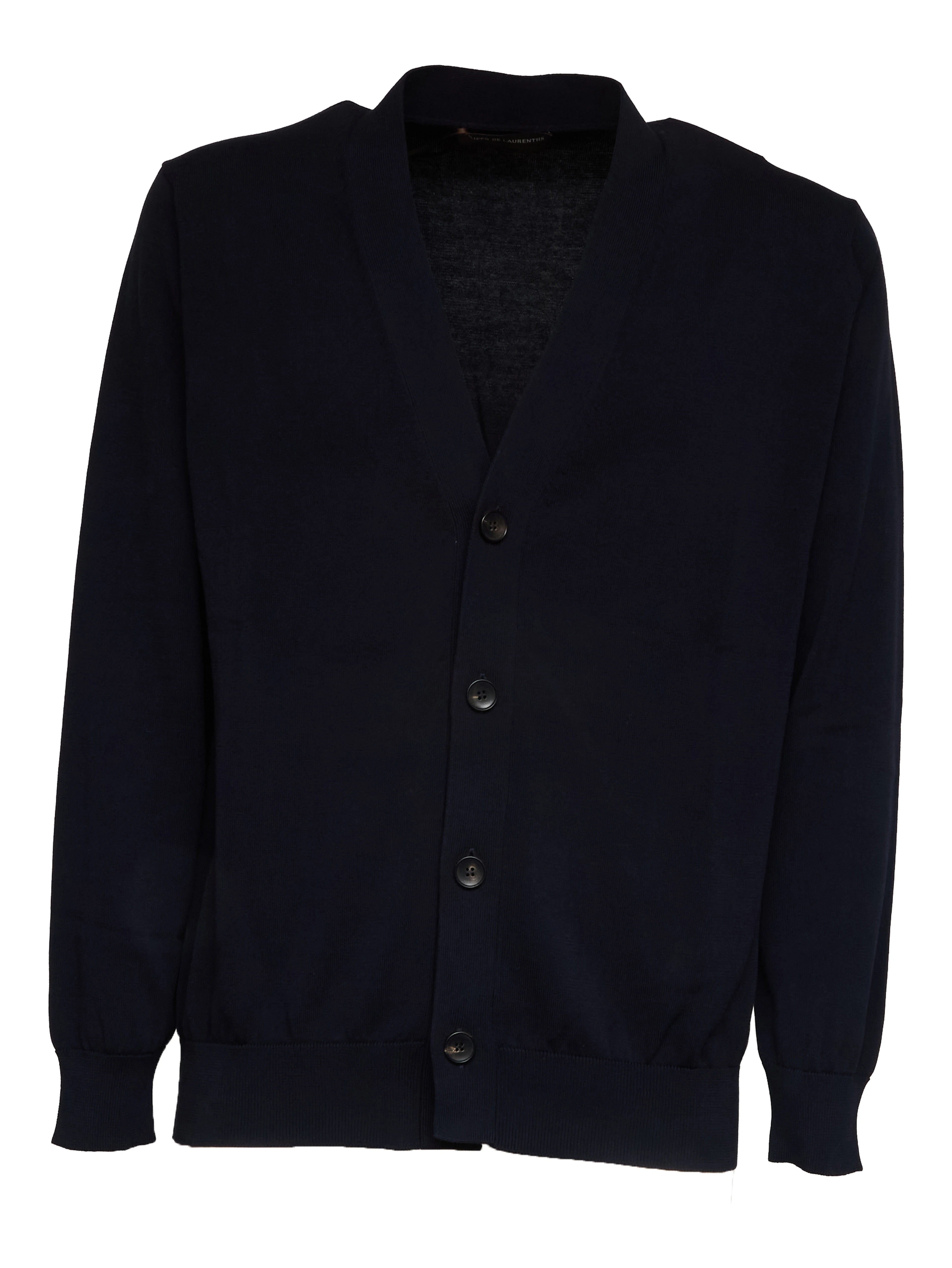 Cardigan In Crêpe Di Cotone
