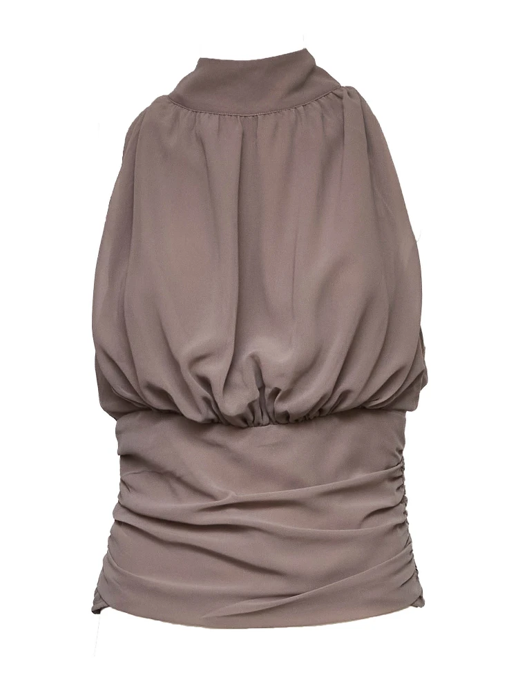 Ranya Chiffon Ruched Top