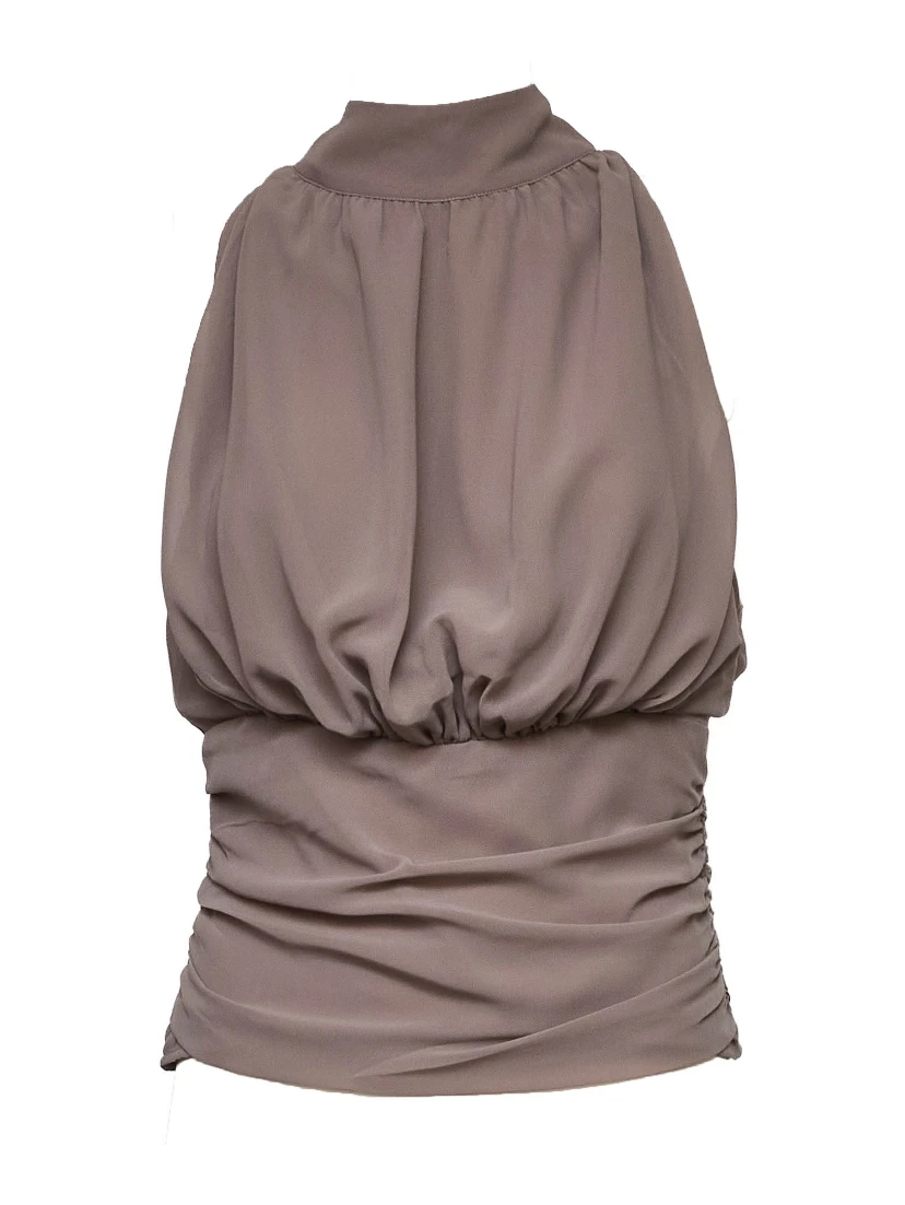 Ranya Chiffon Ruched Top