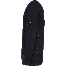 Cotton Sea Island Crewneck Lens Sweater