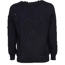 Cotton Sea Island Crewneck Lens Sweater