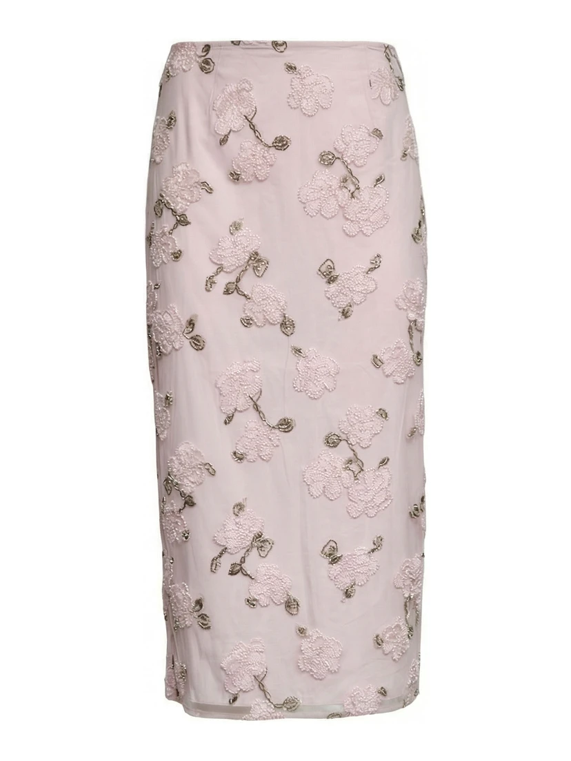 Tasha Sequin Midi Pencil Skirt