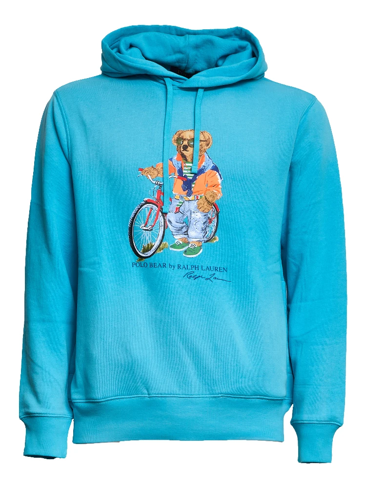 Felpa Polo Bear Con Cappuccio