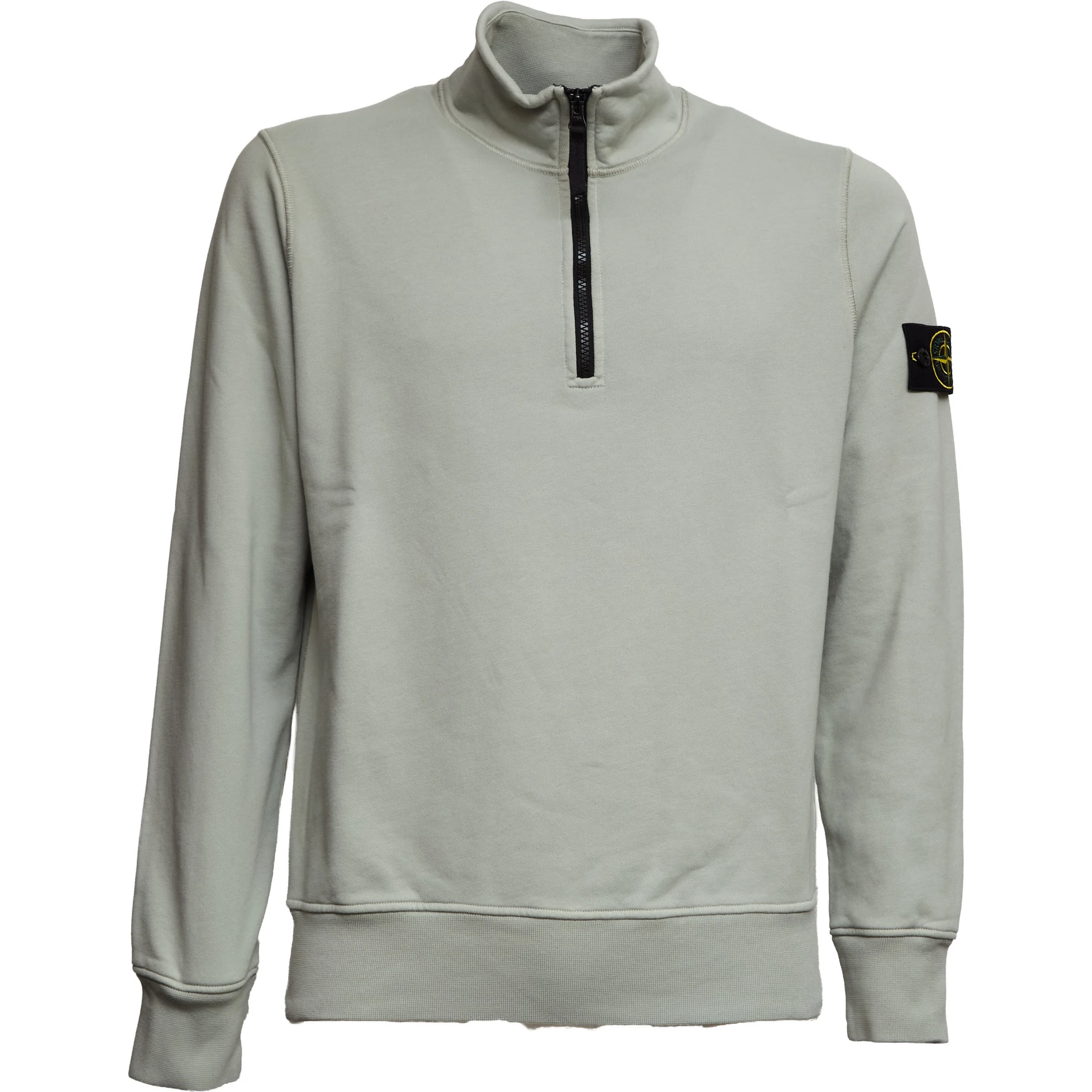 Felpa Mezza Zip Organic Cotton Fleece