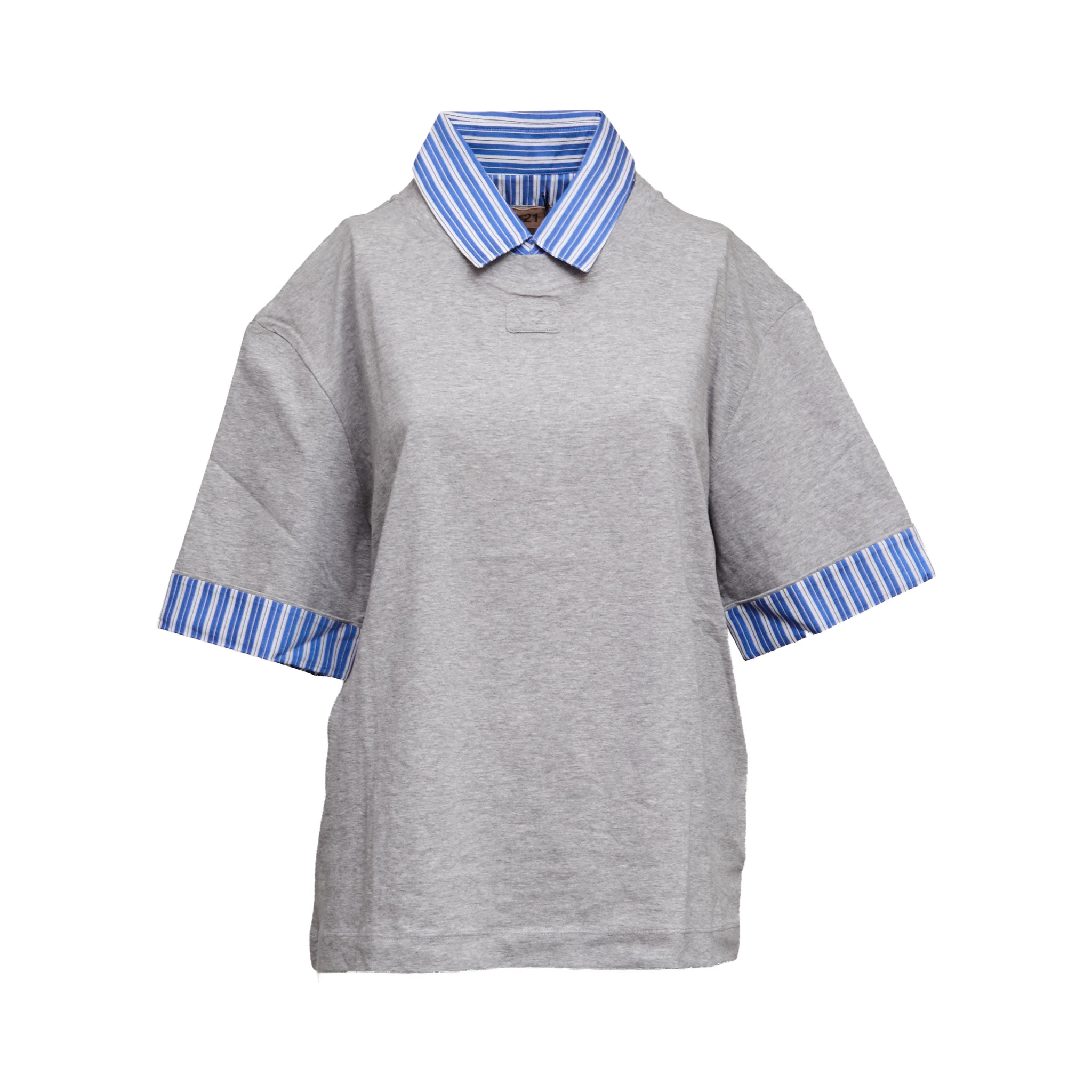 T-Shirt Con Dettagli In Cotrasto