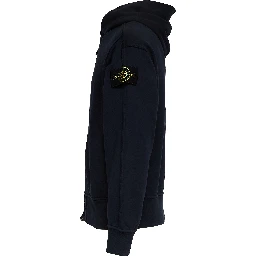 Felpa Con Cappuccio, Zip  In Cotone