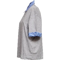 T-Shirt Con Dettagli In Cotrasto