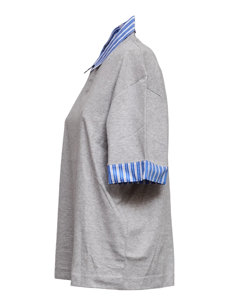 T-Shirt Con Dettagli In Cotrasto alternative