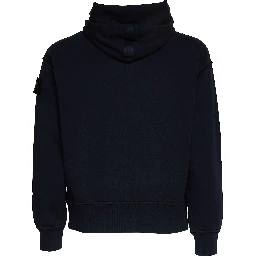 Felpa Con Cappuccio, Zip  In Cotone