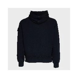 Felpa Con Cappuccio, Zip  In Cotone