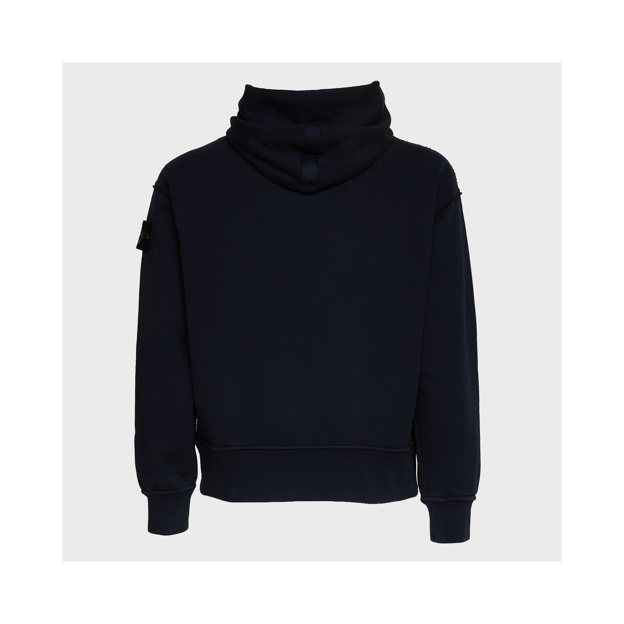 Felpa Con Cappuccio, Zip In Cotone