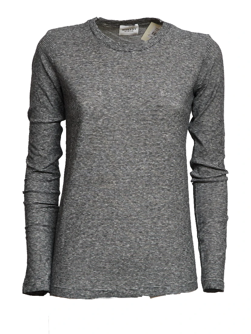 Kaaron Striped Linen Tee-Shirt