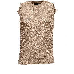 Gilet Regular In Cordonetto Traforato F.5