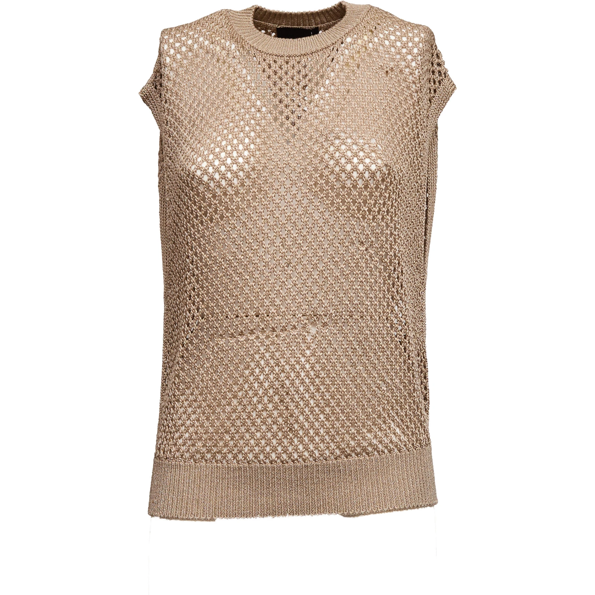 Gilet Regular In Cordonetto Traforato F.5