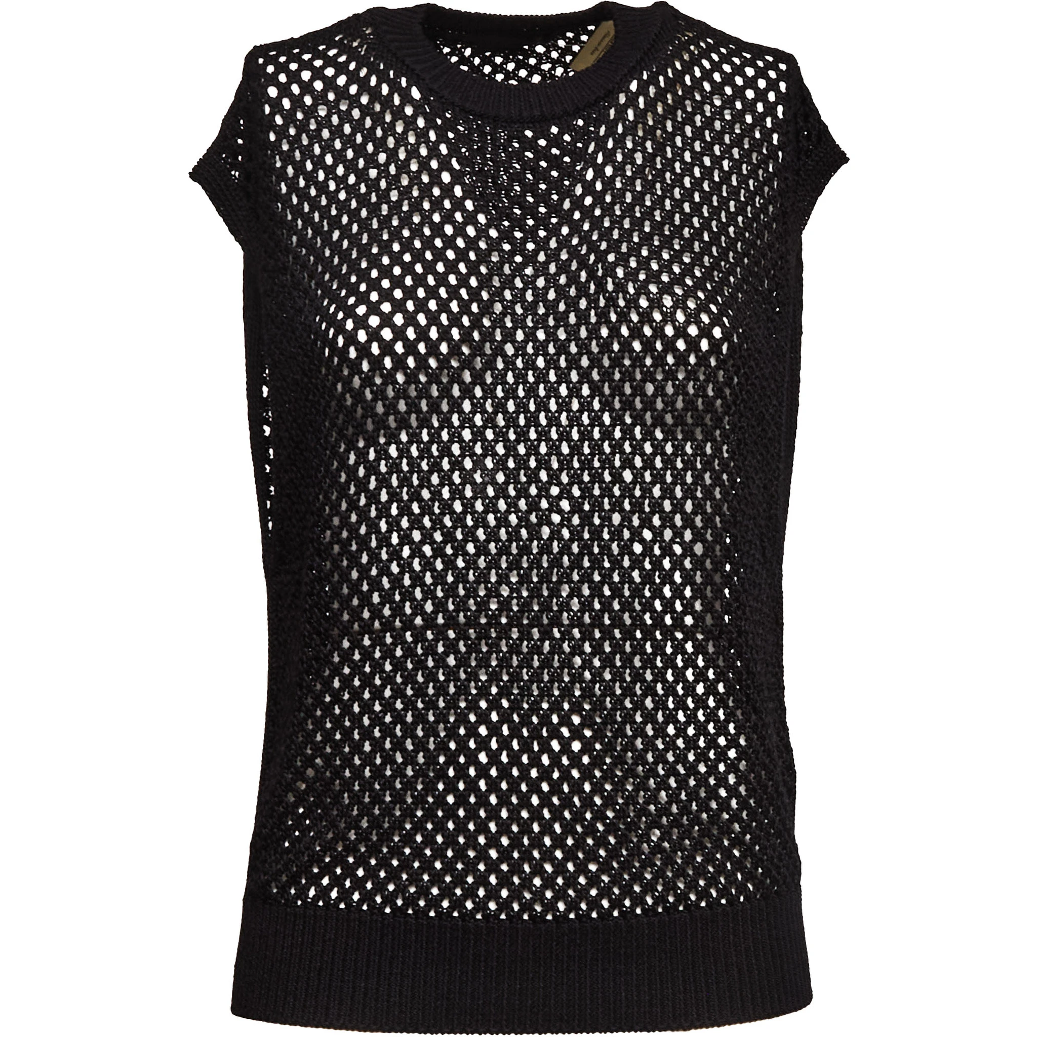 Gilet Regular In Cordonetto Traforato F.5