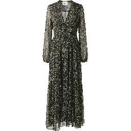 Briane Crinkled Chiffon Dress