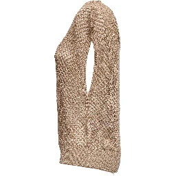 Gilet Regular In Cordonetto Traforato F.5