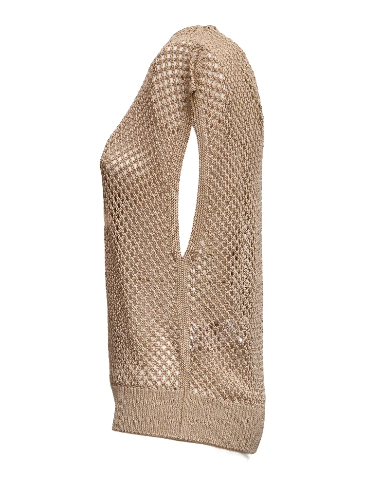 Gilet Regular In Cordonetto Traforato F.5 alternative