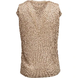 Gilet Regular In Cordonetto Traforato F.5