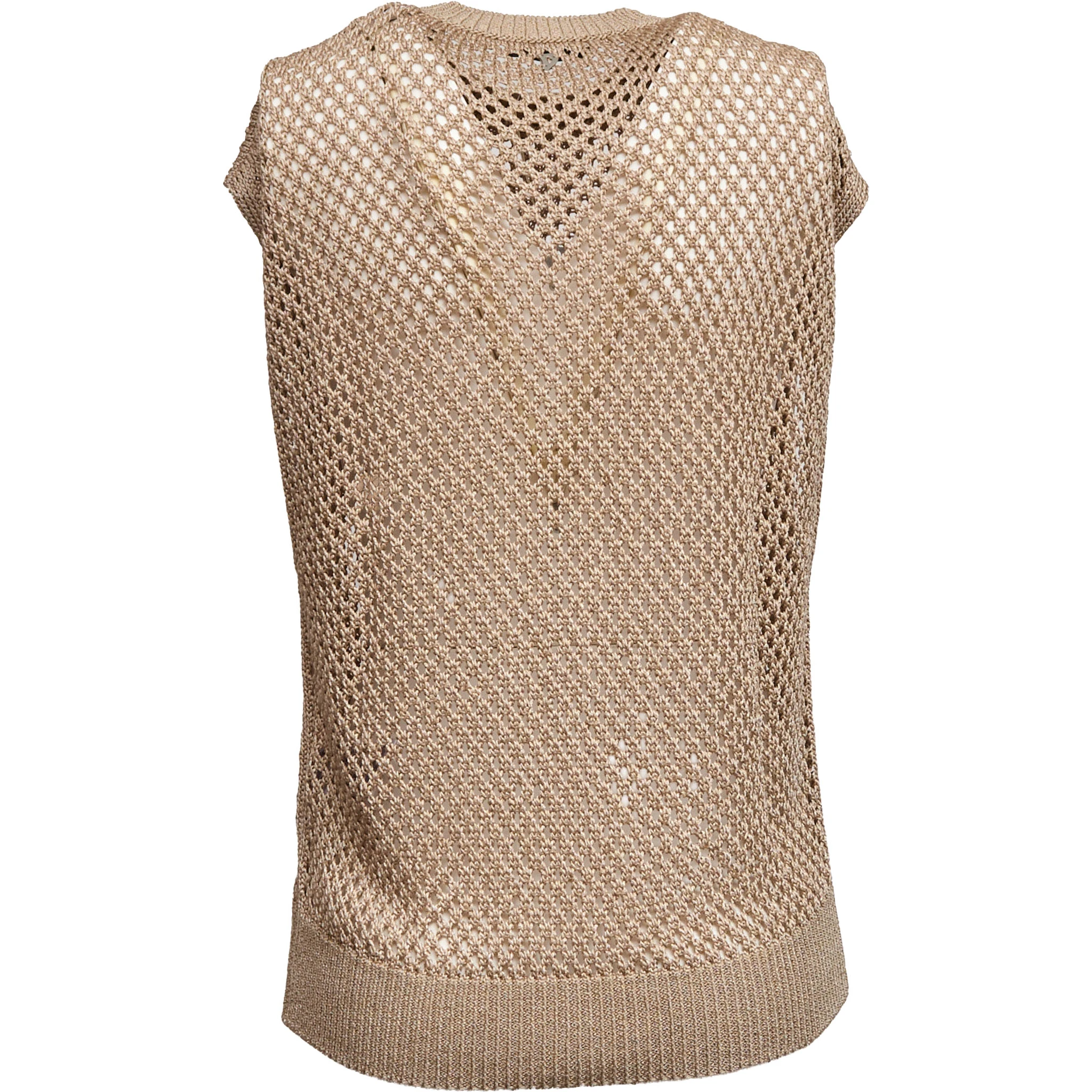 Gilet Regular In Cordonetto Traforato F.5